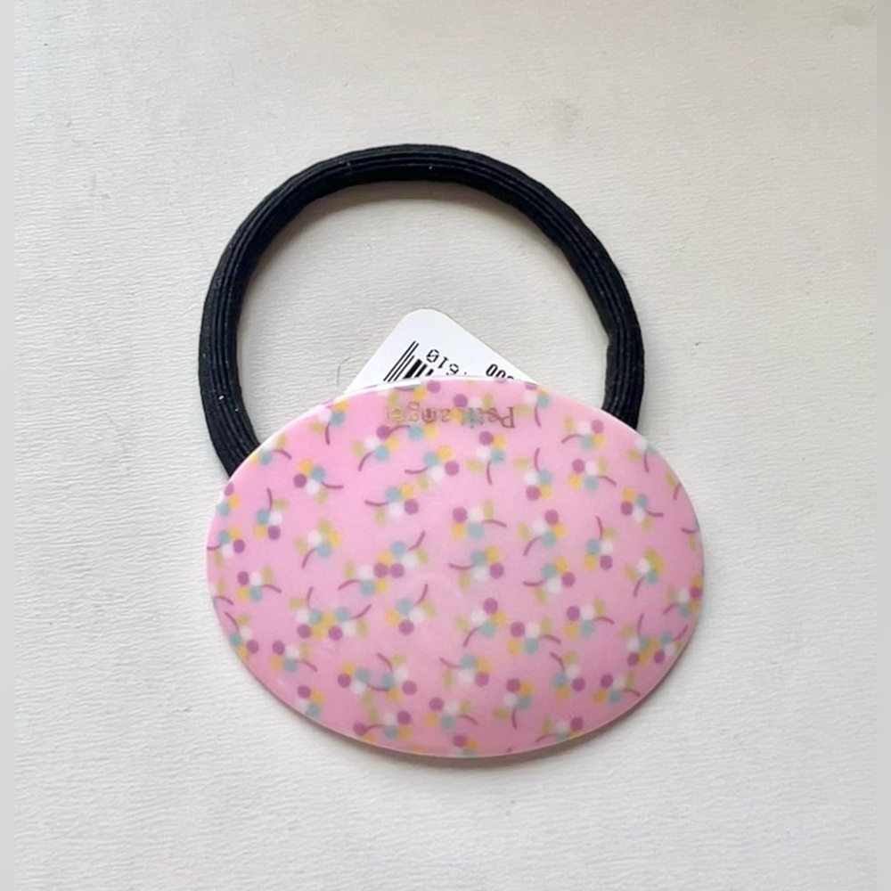 (New) Hair tie with plastic accent